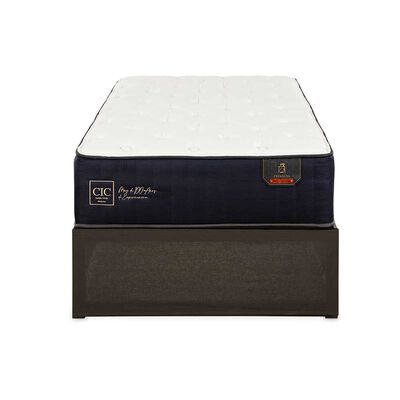 Imagen 1 del producto Cama Europea CIC Iron Smart 1,5 Plazas Premium + Faldón