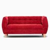 Sofá Barra Design Gracia 2 Cuerpos Rojo