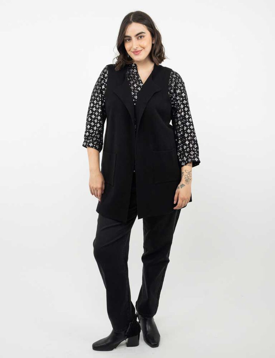 Sweater Sin Mangas Mujer Extralindas