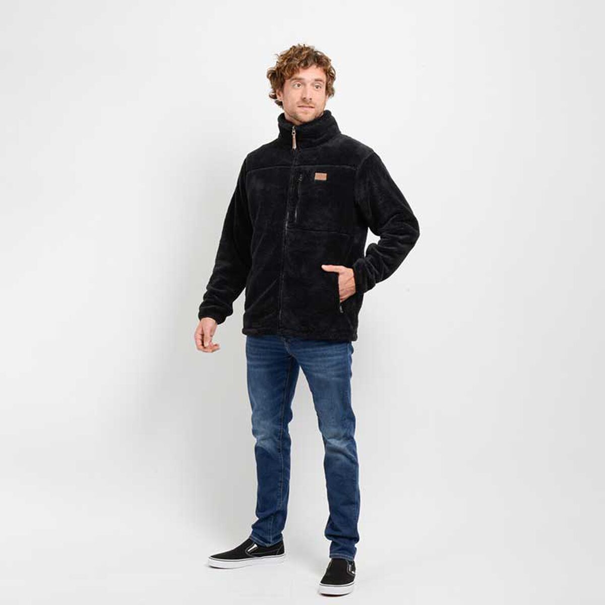 Polerón Chiporro Cuello Cierre Overlock Bolsillos Hombre O´neill