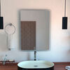Espejo Arezzo con Bordes en Sandblasting