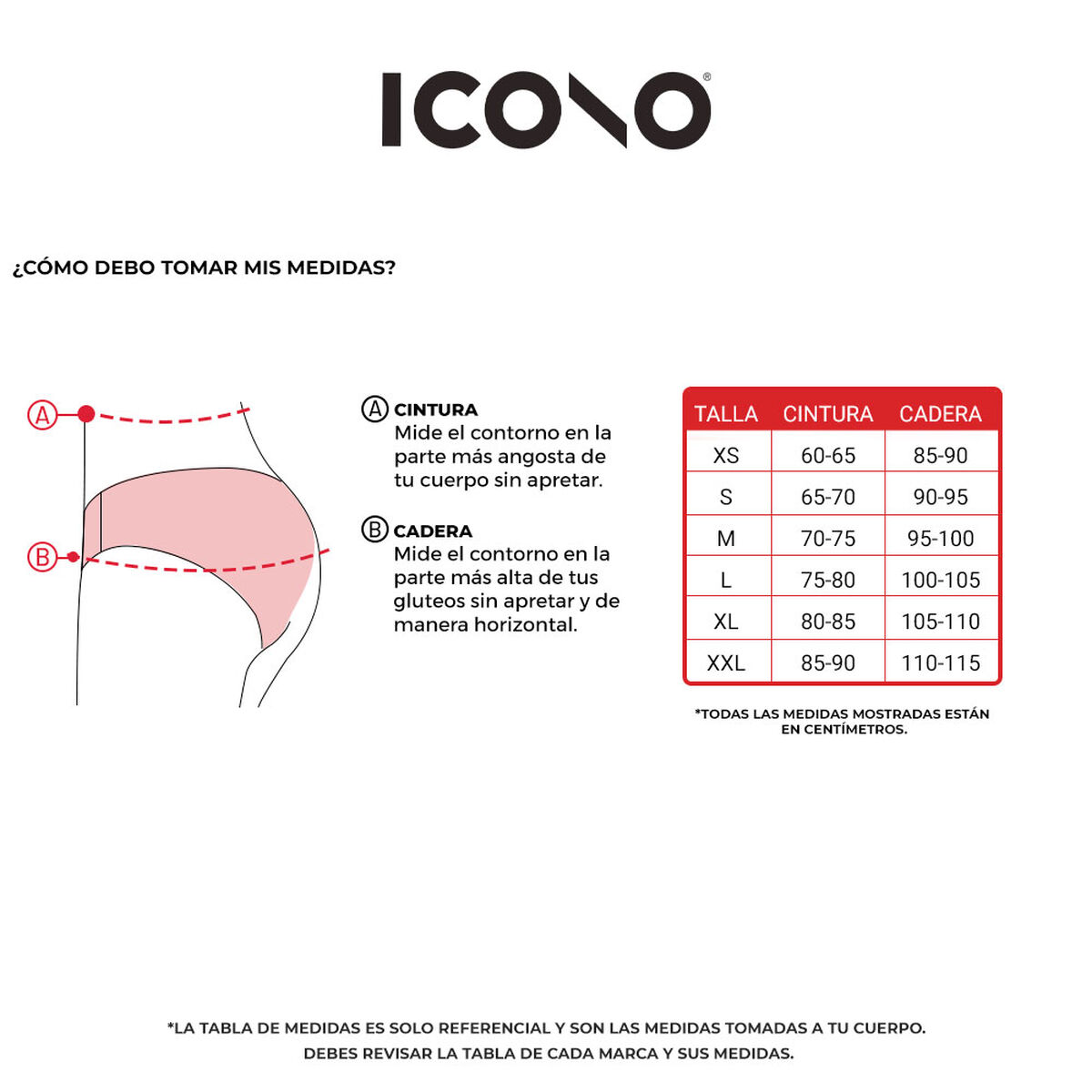 Calzón Pantaleta Mujer Icono