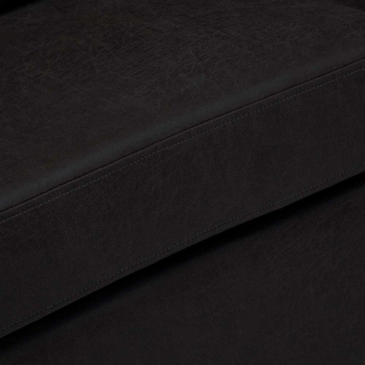 Sof&aacute; Mons Etna Cuero 2 Cuerpos Black