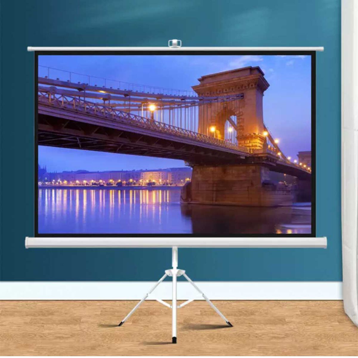Telón Mural para Proyector Portátil Levo 80"