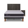 Cama Europea CIC 1,5 Plazas New Ortopedic + Respaldo Expresso + Velador