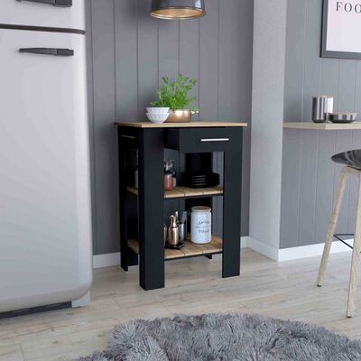 Imagen 2 del producto Isla de Cocina TuHome Cala 1 Cajón Wengue