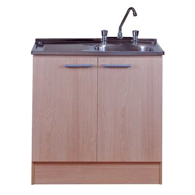 Mueble de Cocina Mobikit Kit 80 Izquierdo Beige 2 Puertas