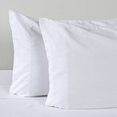 Imagen 2 del producto Juego de Sábanas Cannon2 Plazas 600 Hilos Dobby White