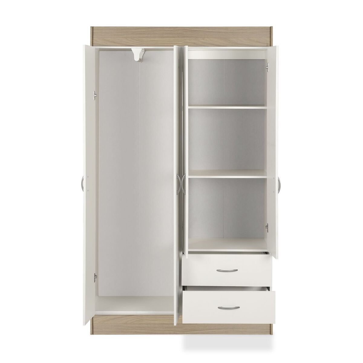 Closet Stanford 4 Puertas 2 Cajones Bicolor