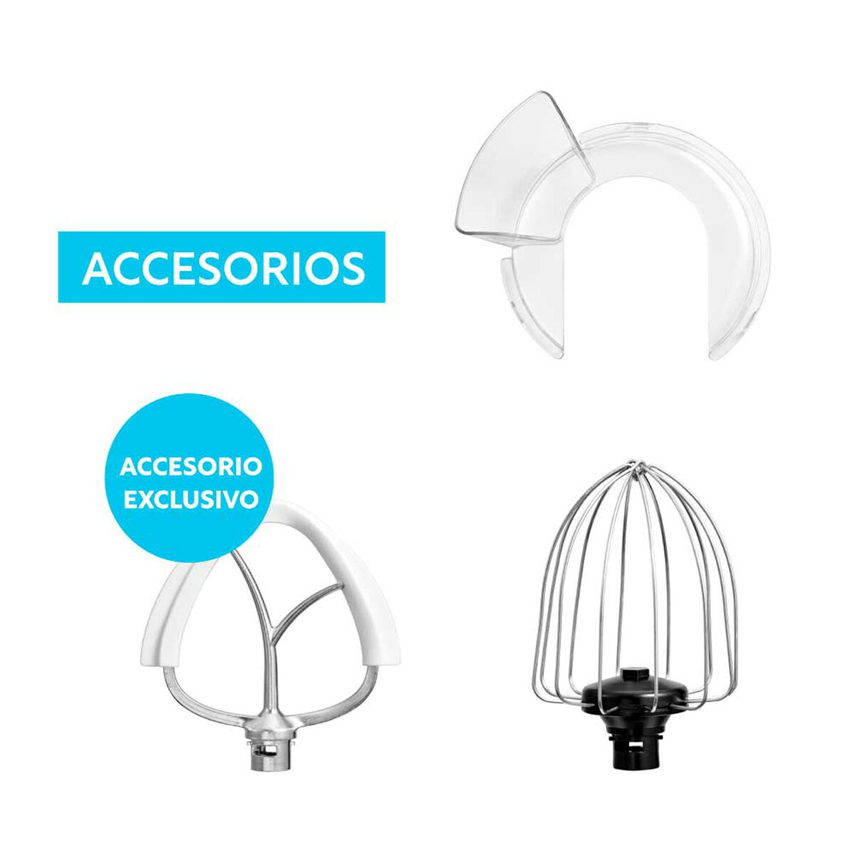 Batidora de pedestal Easyways Hook Mixer  4,7 lts.