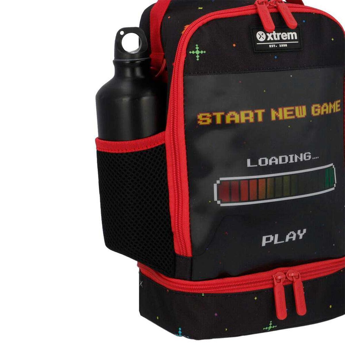 Lonchera T&eacute;rmica Xtrem Lunch 2.0 5XT Gamer Negro