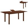 Mesa de Comedor Fm Furniture Qatar Chocolate Beige