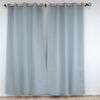 Set Cortina Doral Muguet 6 Piezas 140x220 cm Gris Perla