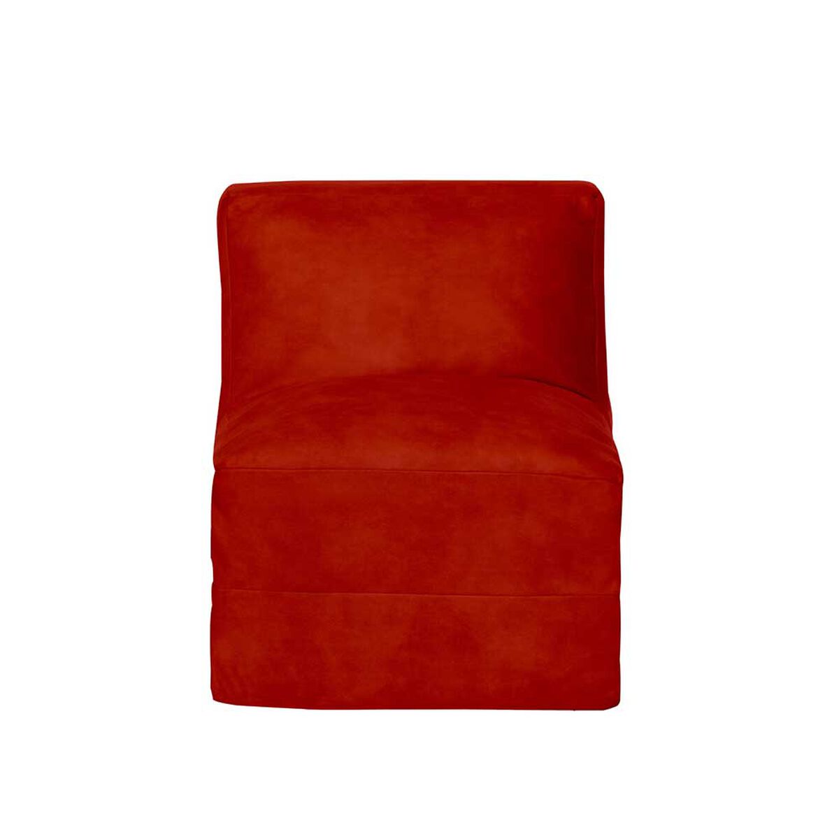 Sof&aacute; Cama Latam Home Cuero Kentucky Bari 1 Cuerpo Rojo