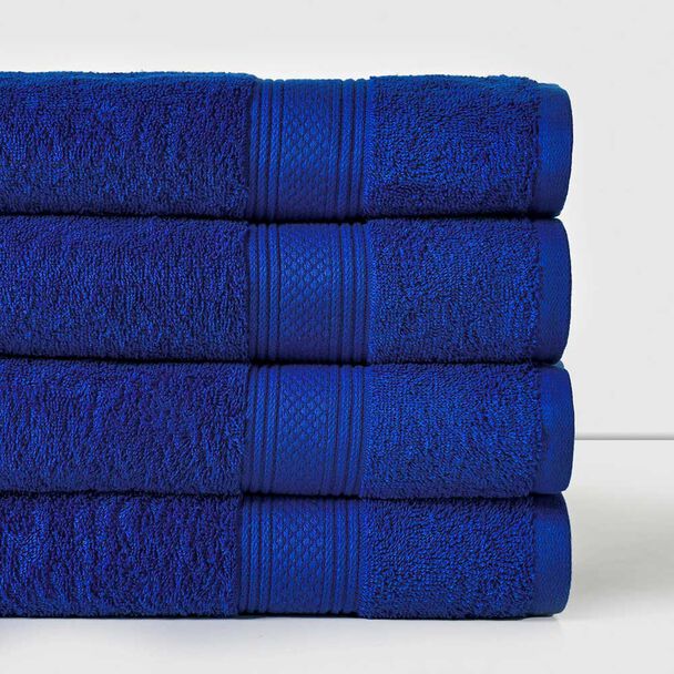 Toalla de Baño American Family Liso 70 x 140 cm Azul