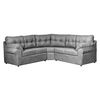 Sofá Seccional Deco Outlet Polonia 5 Cuerpos Gris Claro