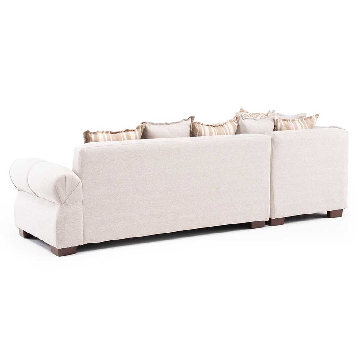 Sof&aacute; Seccional Living Factory Dakota 6 Cuerpos Beige