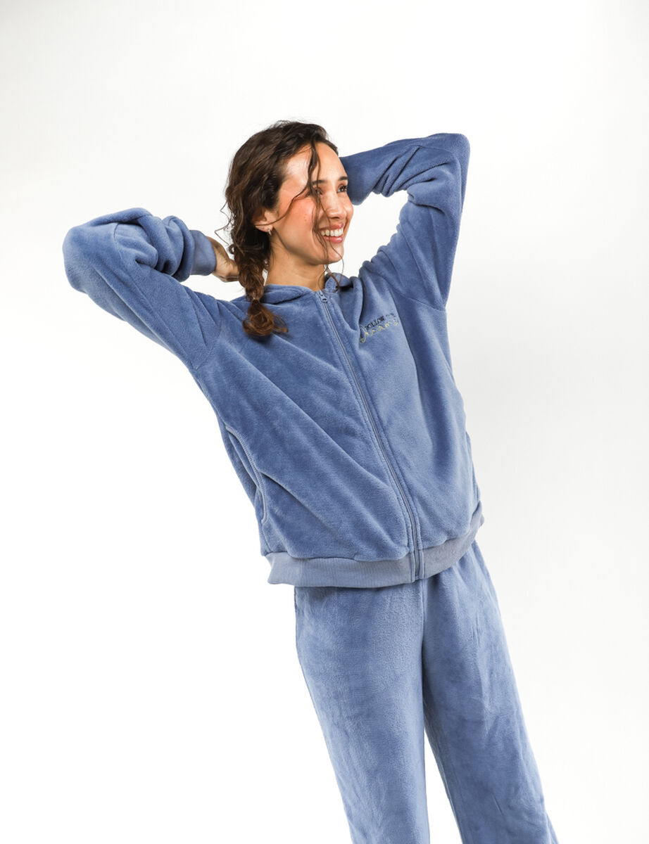 Pijama de Polar Mujer Portman Club
