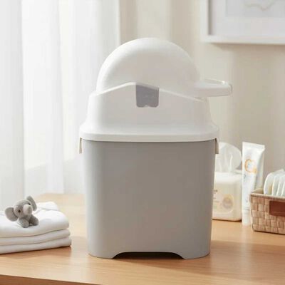 Imagen 2 del producto Basurero de Pañales Plateado Bebesit