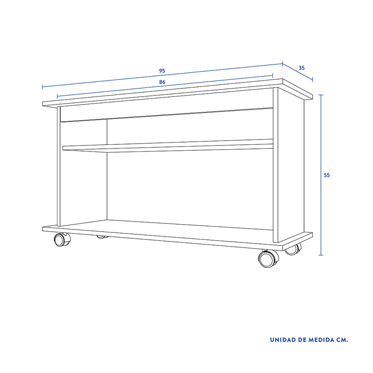 Rack TV CIC Rio Hasta 42"