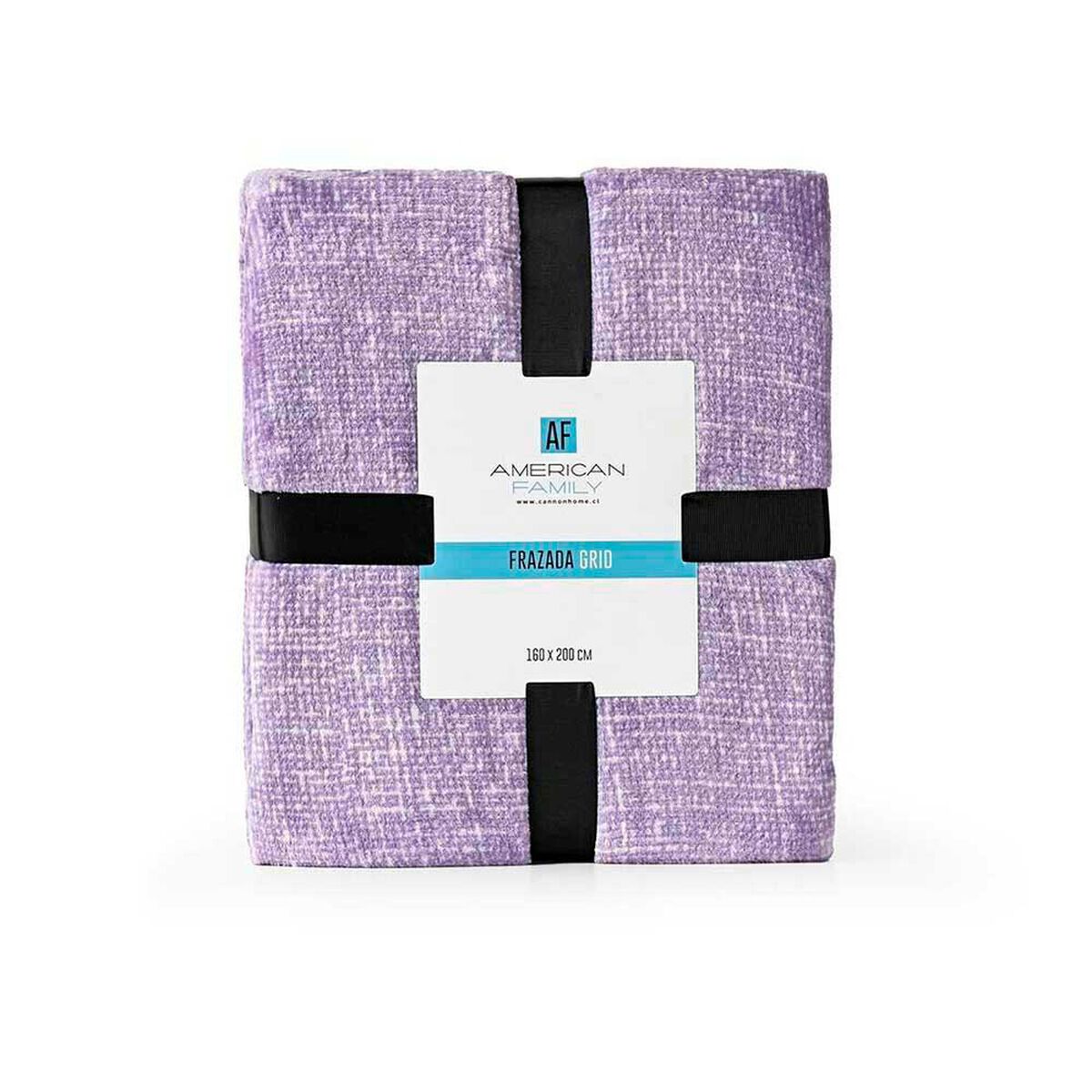 Frazada American Family 2 Plazas Lila Morado