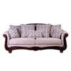 Sof&aacute; Tela Soft Velvet Latam Home Catania 3 Cuerpos
