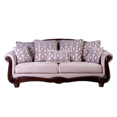 Sof&aacute; Tela Soft Velvet Latam Home Catania 3 Cuerpos