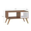 Mesa de Centro Jdo & Design Retro Café Blanco