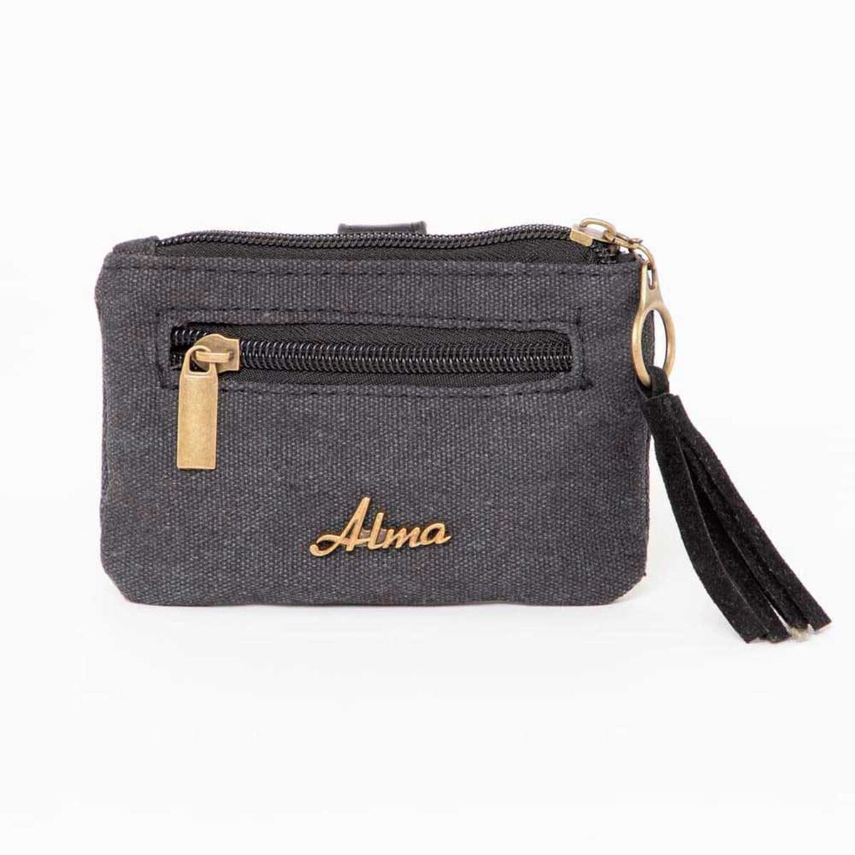 Billetera Ecocuero Negra Alma