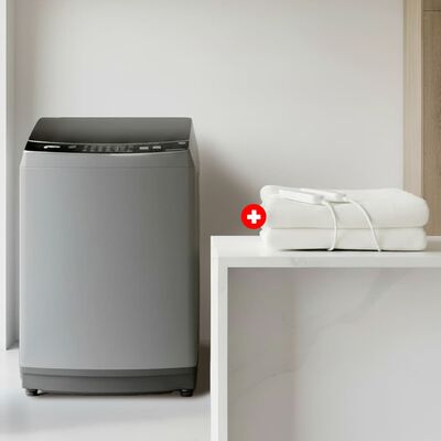 Combo Lavadora Autom&aacute;tica Midea 17,5 kg + Calientacama Kioto 2 Plazas