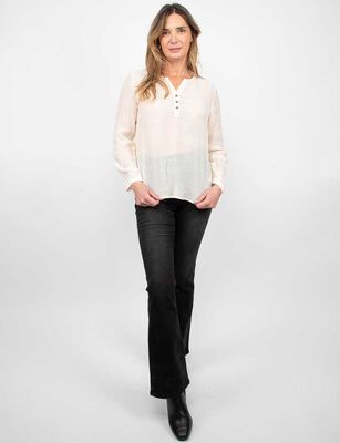 Imagen 2 del producto Blusa Manga Larga Mujer Portman Club Crudo, Fucsia, Negro