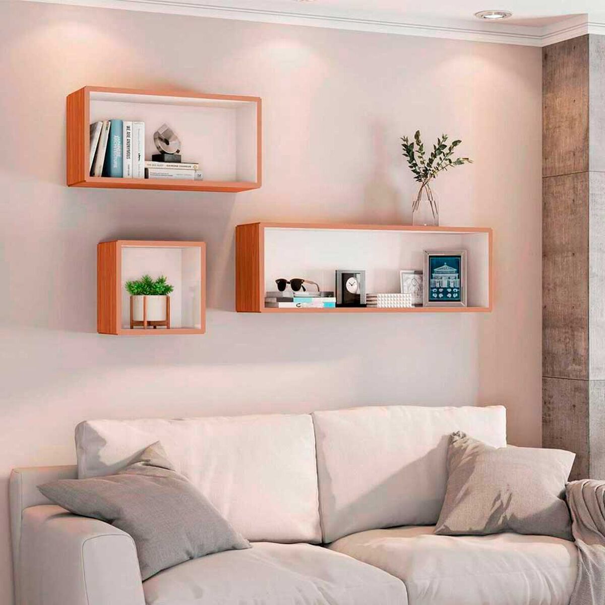 Repisa Roca Pernambuco Blanco Canela