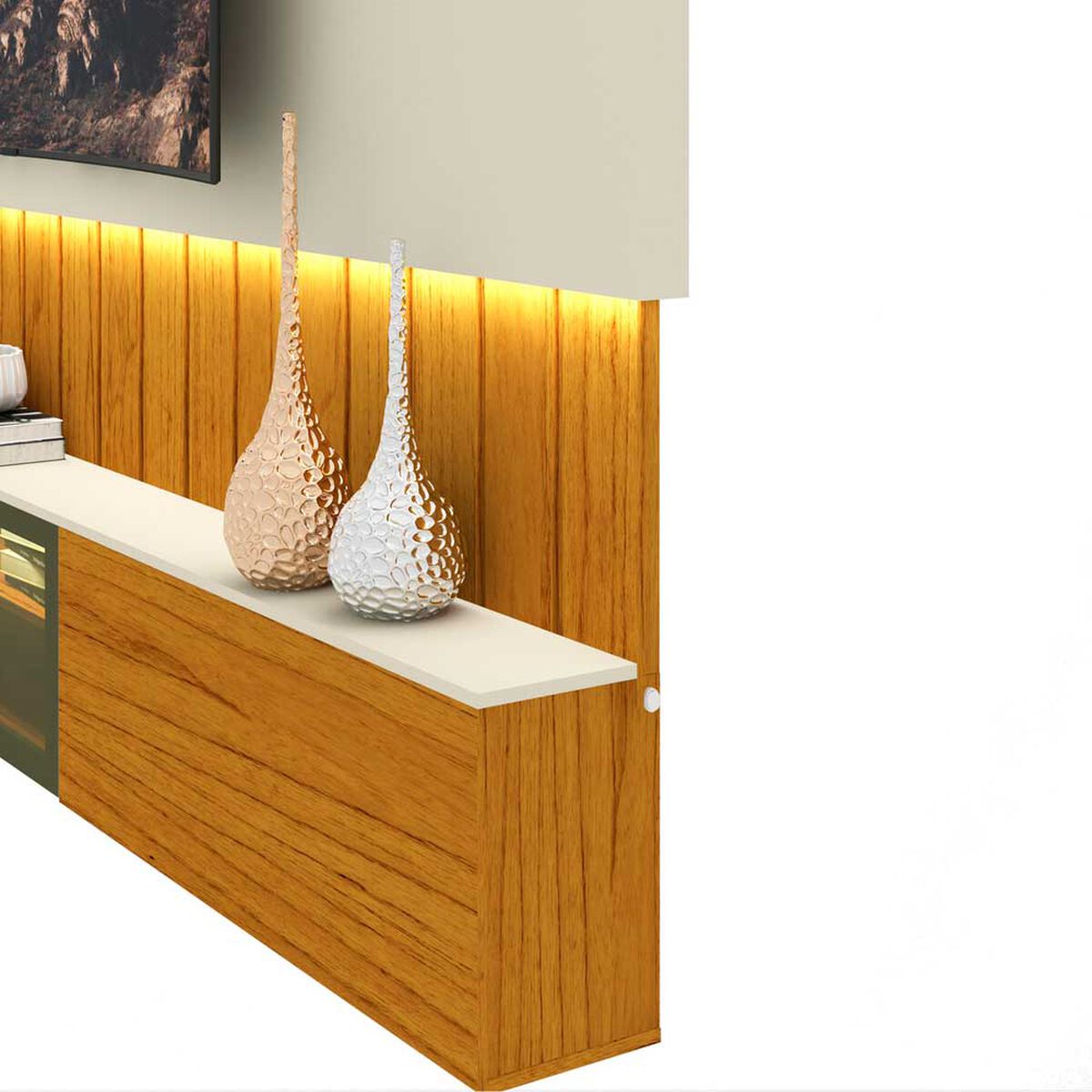 Home Decocasa Soberano hasta 95" Natural Off White