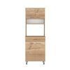 Mueble Microondas Tuhome Kitchen60 4 Puertas 1 Cajón Duna Blanco