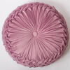 Cojín Velvet Redondo Rosa Diametro 40 cm