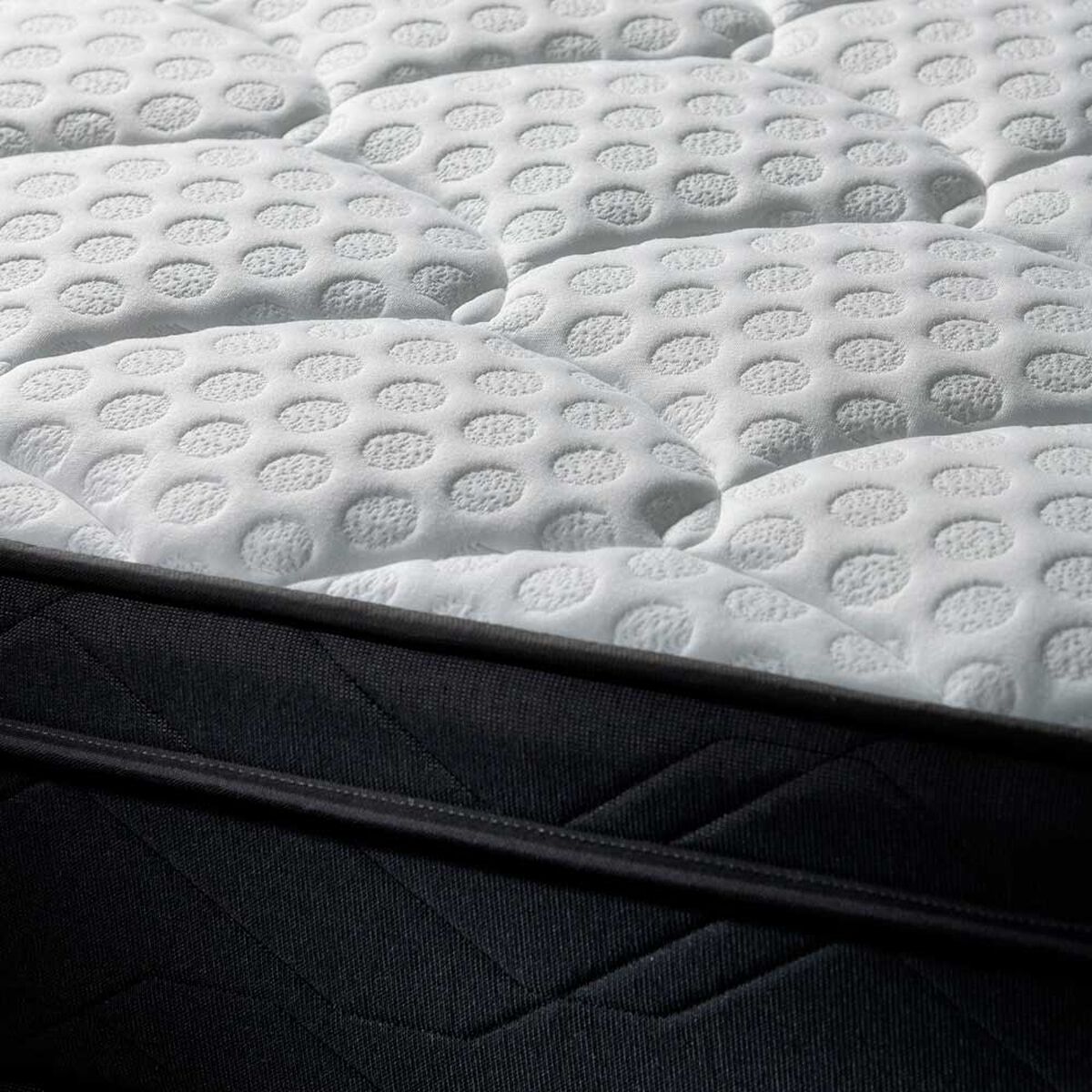 Cama Europea Drimkip 1,5 Plazas Eurotop + Respaldo + Velador Rover