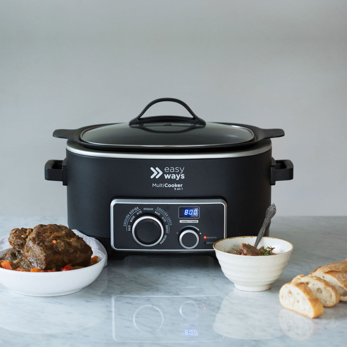 Olla de Cocción EasyWays MultiCooker 5 en 1 5,5 lts.