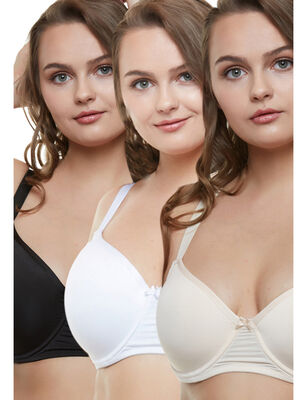 Imagen 1 del producto Pack 3 Sostenes Mujer Soft Microfibra Kayser SURTIDO