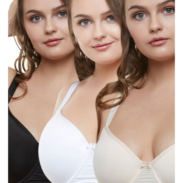 Pack 3 Sostenes Mujer Soft Microfibra Kayser
