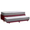 Cama Nido Latam Home 1,5 Plazas Zen Best Tela Burdeo