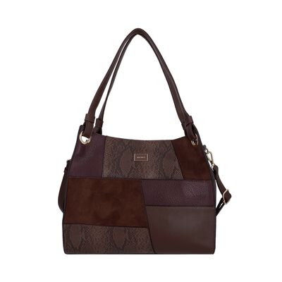 Cartera de hombro Secret Cracovia ST6 L Caf&eacute;