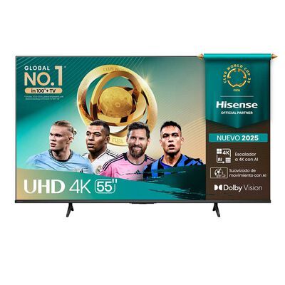Imagen 1 del producto LED 55"" Hisense Ultra HD 4K 55A6NV