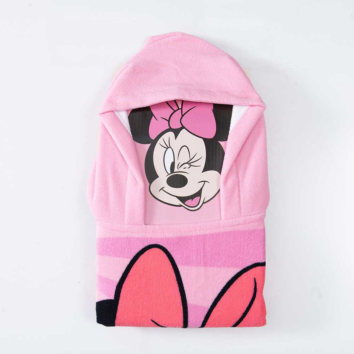 Toalla de Playa con Capucha Infantil Disney Choose Minnie 60 x 120 cm