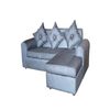 Sofá Seccional Diseño A&M Home Marcia 4 Cuerpos Gris