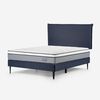 Cama Europea Rosen 2 Plazas Indie + Respaldo Maurice