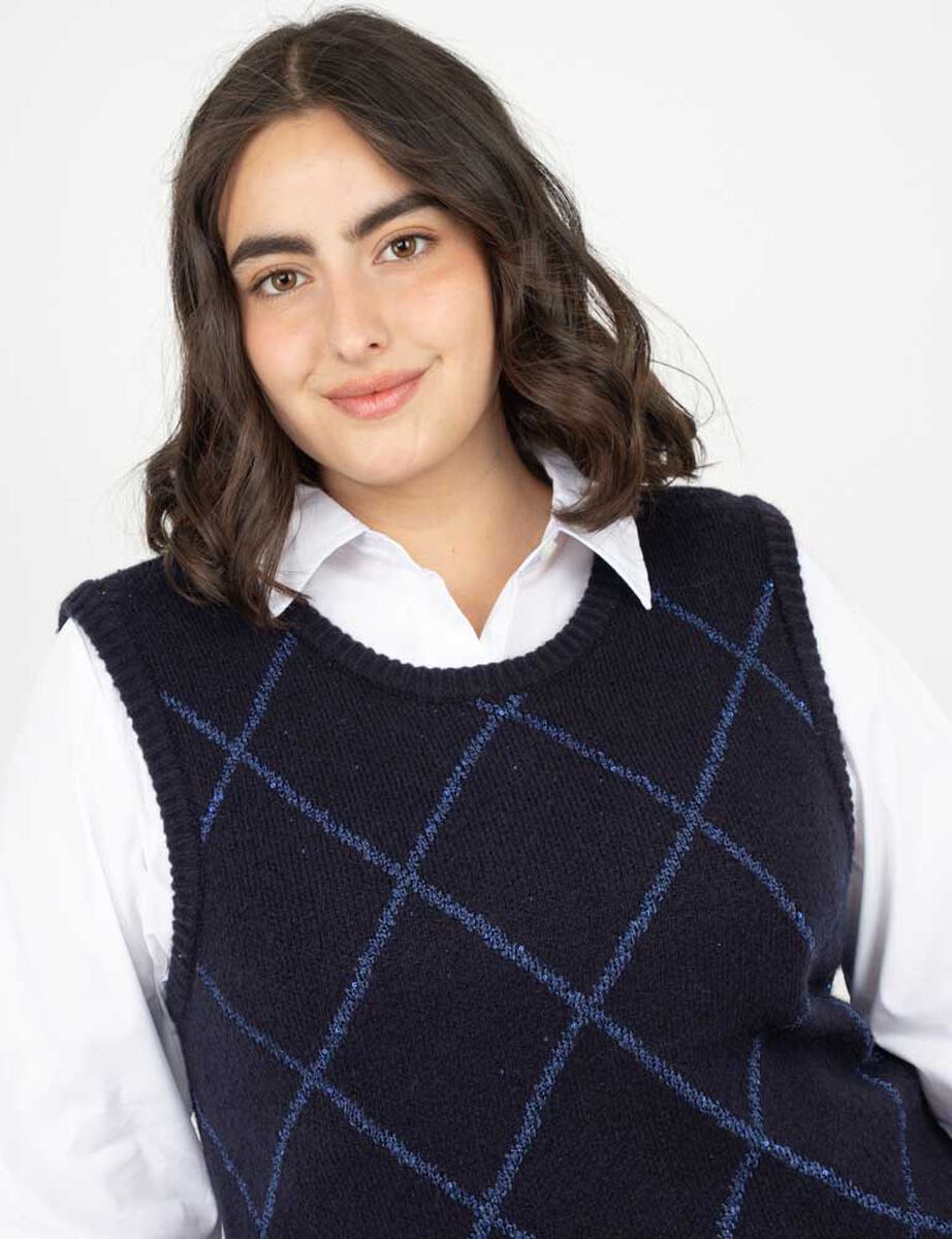 Sweater Sin Mangas Mujer Extralindas