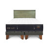 Cama Europea CIC Base Dividida 2 Plazas Grand Premium + Respaldo Miro Olivo