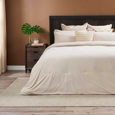 Plum&oacute;n Rosen 2 Plazas Sherpa Alaska Cord Latte Beige