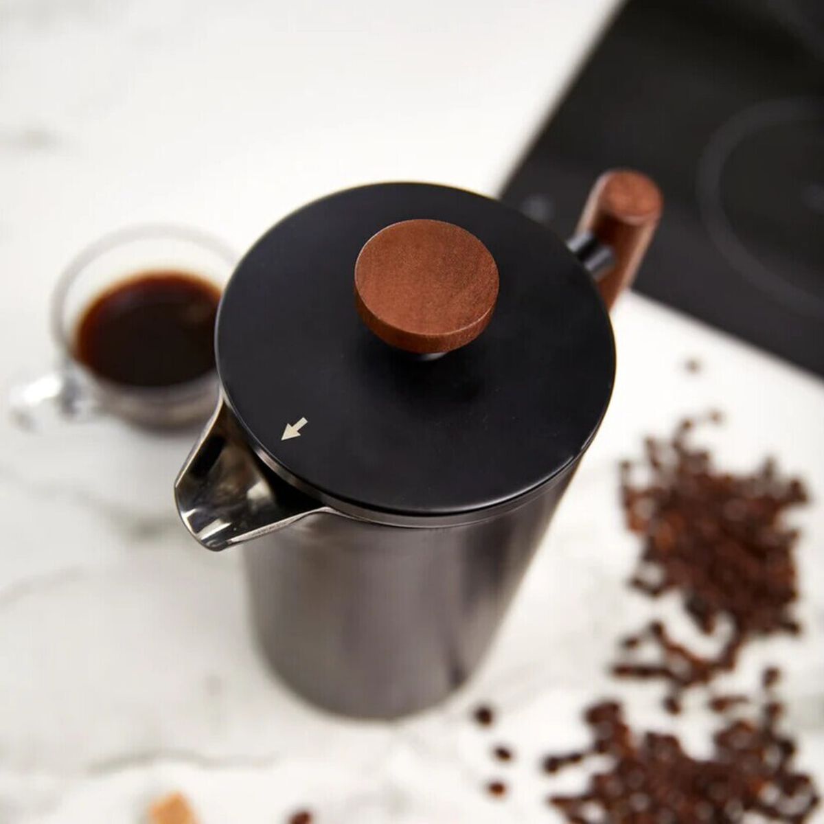 Cafetera Prensa Francesa Simple Cook Verona Acero