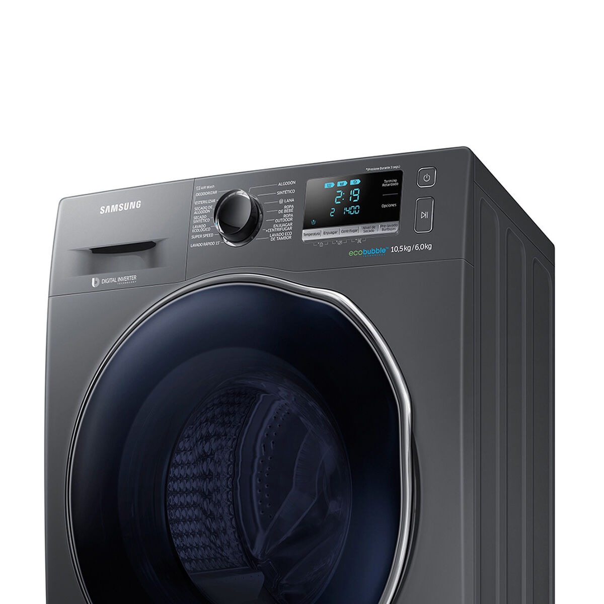 Lavadora Secadora Samsung WD10J6410AX 10,5/6 kg.